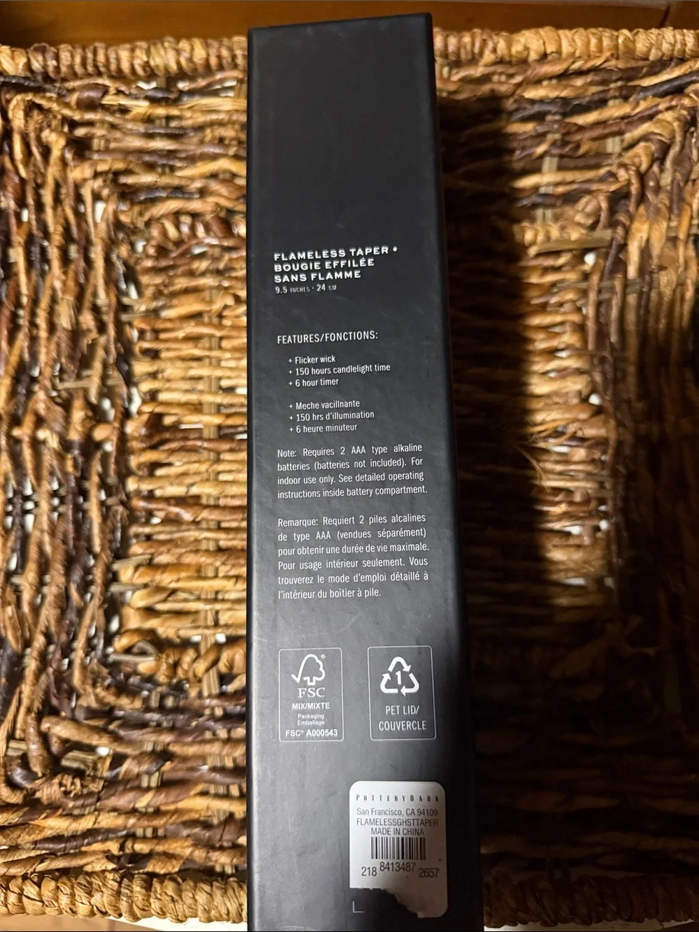Pottery Barn Ghost 👻 Flameless Candle 🕯️ BNIB